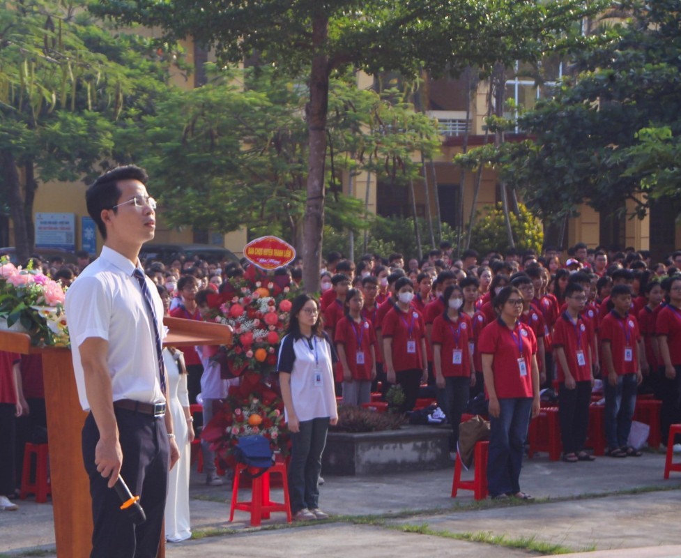 LỄ KHAI GIẢNG NĂM HỌC 2024-2025 TRƯỜNG THPT B PHỦ LÝ